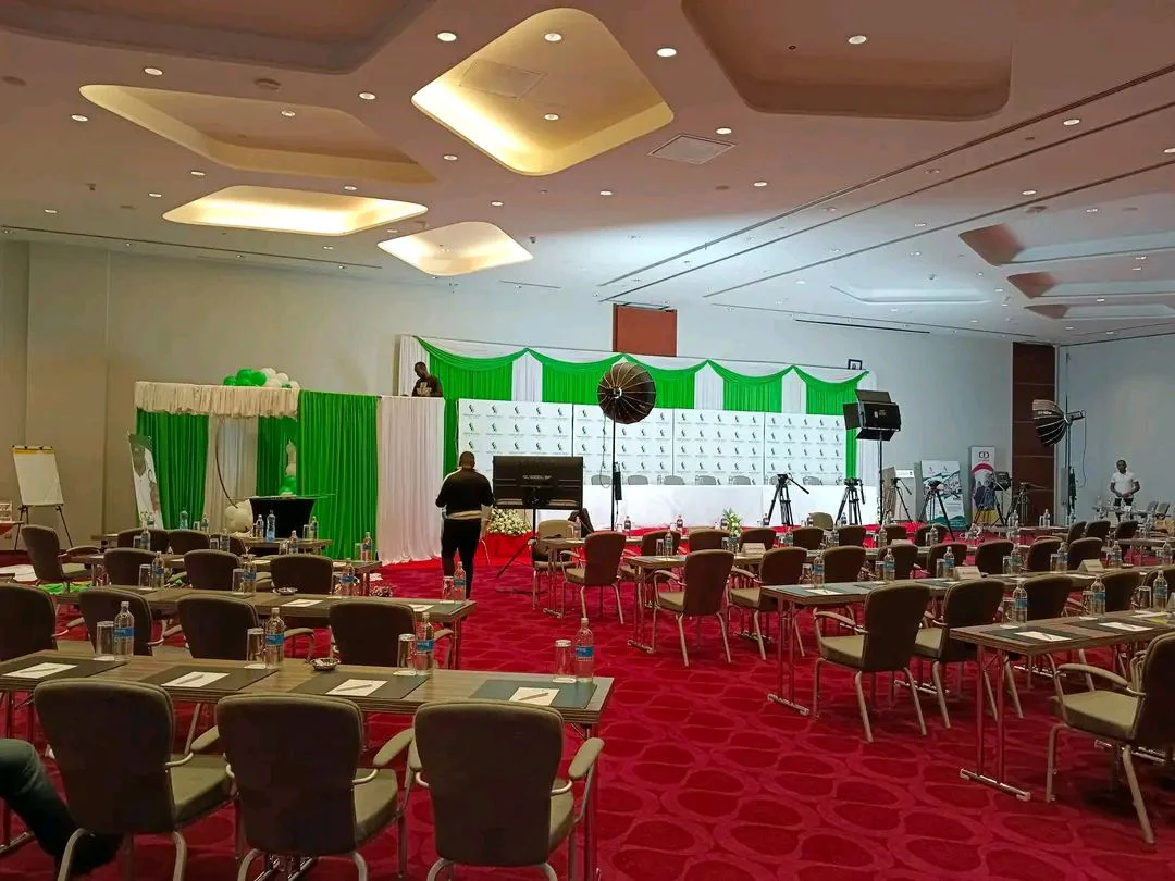 PTE event backdrop